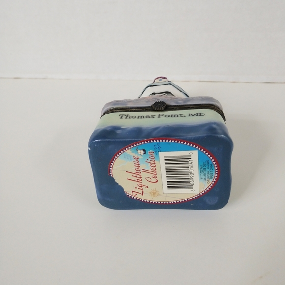 Thomas Point MD Lighthouse Trinket Box Collectible Vintage - Picture 9 of 12